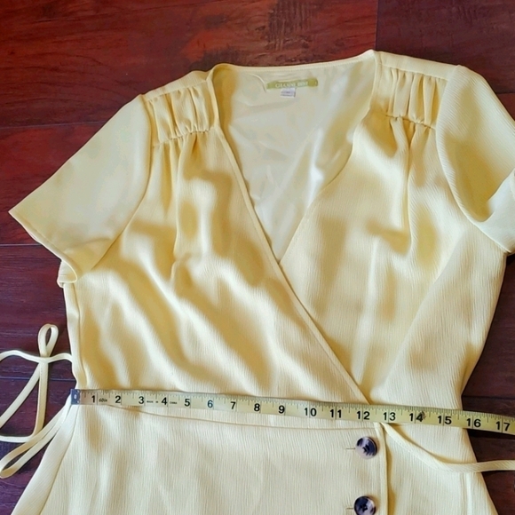 NWT Gianni Bini mini chiffon wrap dress - Picture 8 of 11
